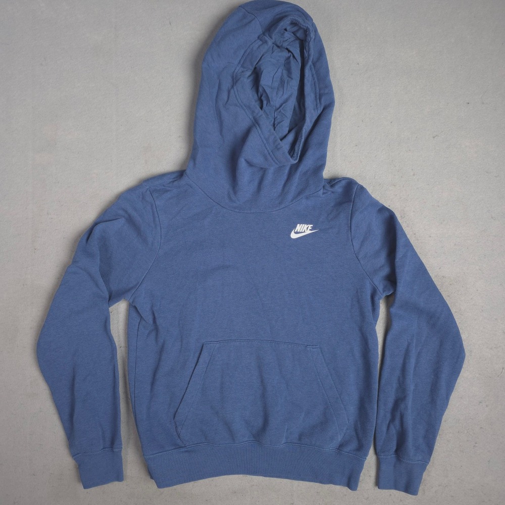 Nike Kids' Pullover Hoodie‎ Sweatshirt Blue XS Extra Small Casual Activewear